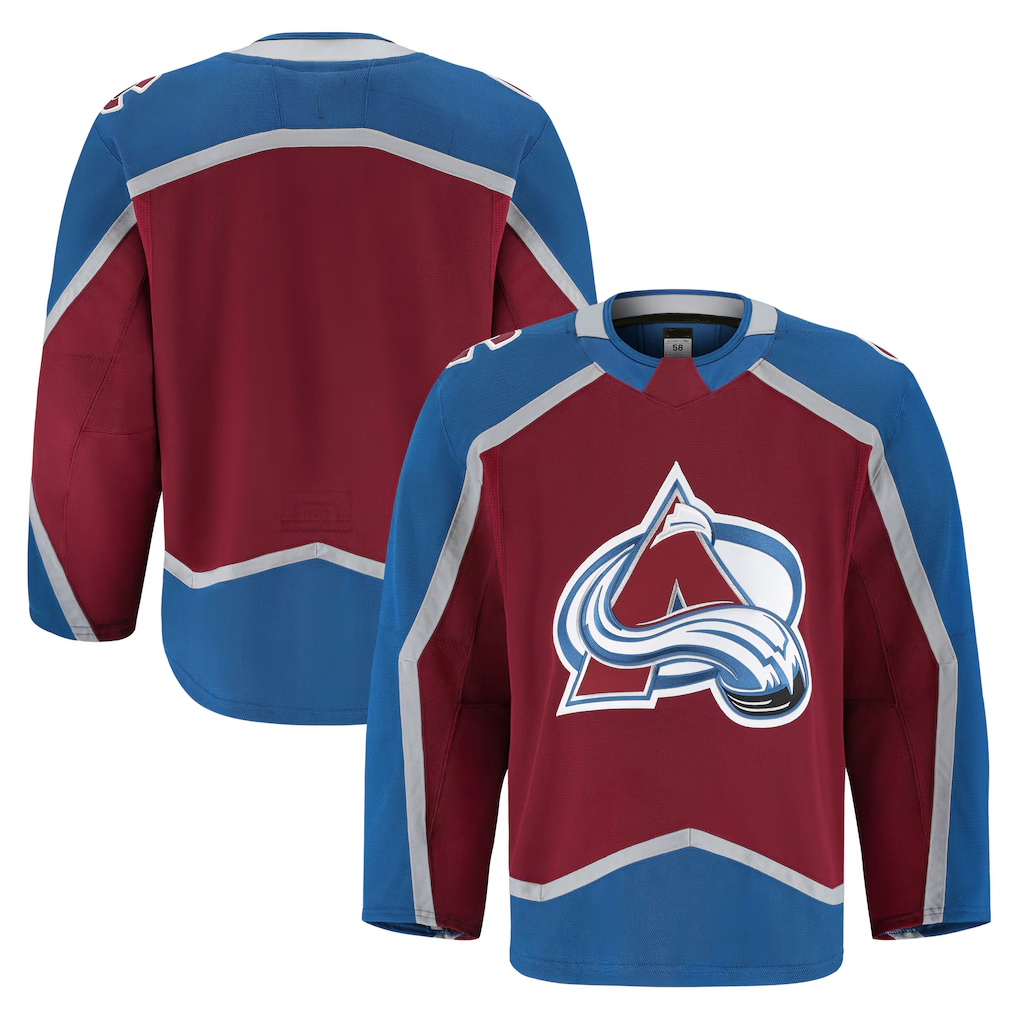 STECN C.Avalanche Burgundy Home Authentic Pro Jerseys