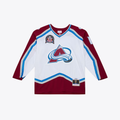 STECN C.Avalanche Joe Sakic Mitchell & Ness White 1995 Power Play Jerseys