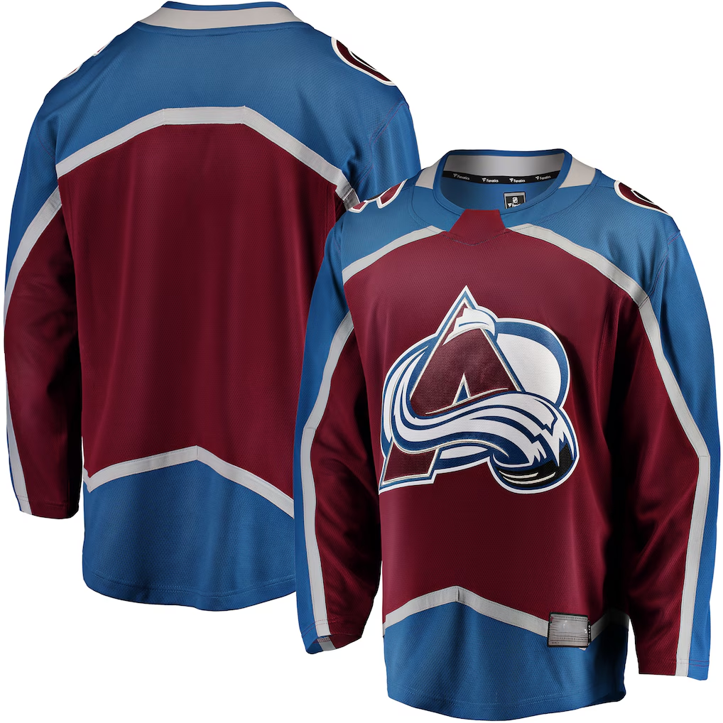 STECN C.Avalanche Maroon Breakaway Home Jerseys
