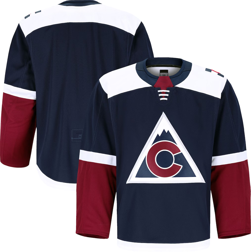 STECN C.Avalanche Navy Alternate Authentic Pro Jerseys