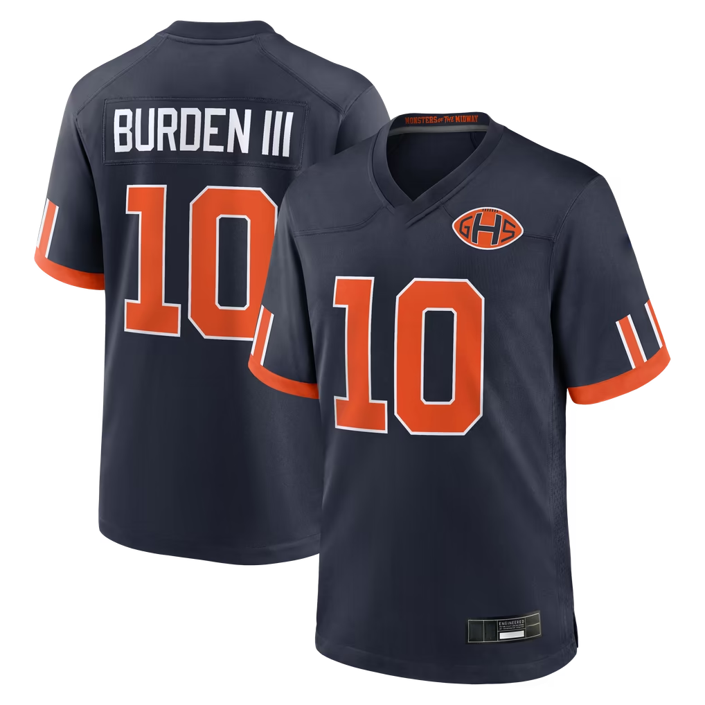 STECN C.Bears #10 Luther Burden III Navy 2026 Rivalries Collection Game Stitched Jerseys