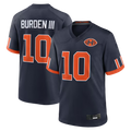 STECN C.Bears #10 Luther Burden III Navy 2026 Rivalries Collection Game Stitched Jerseys