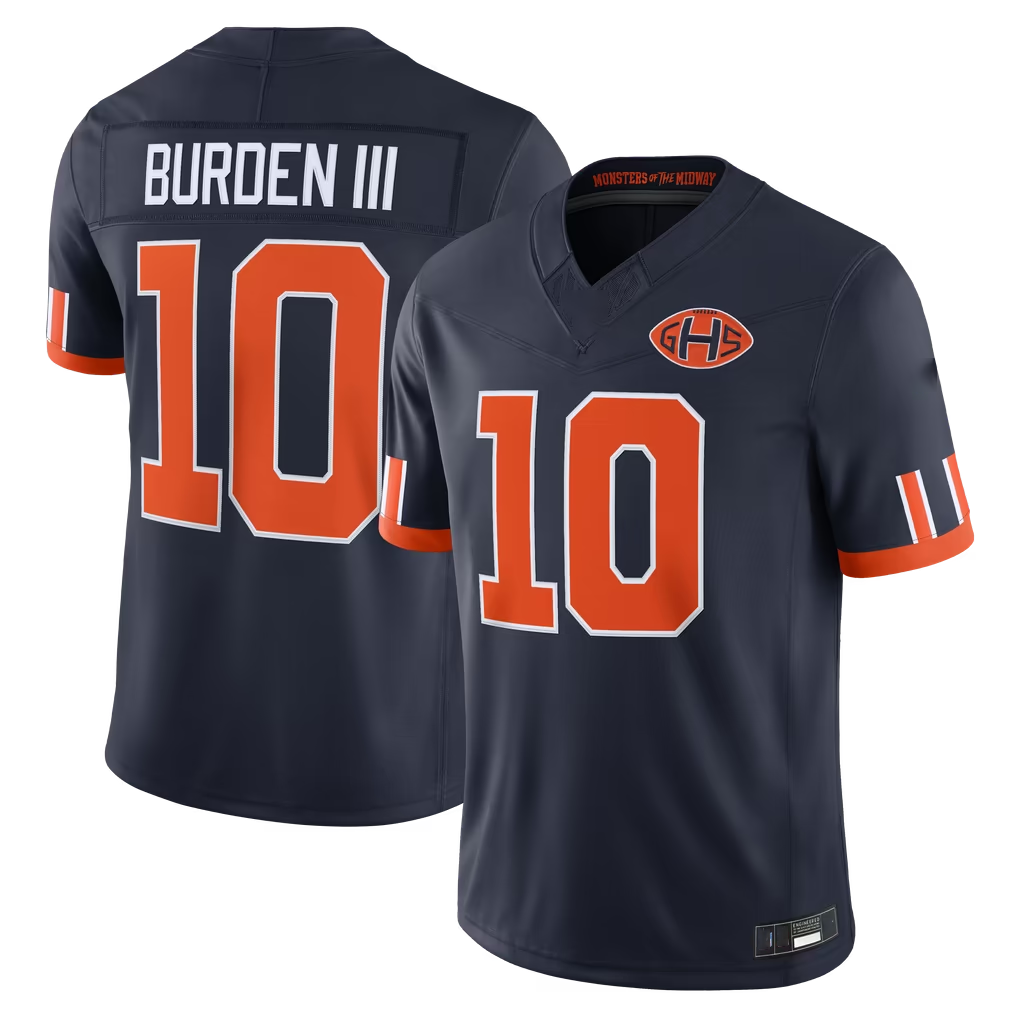 STECN C.Bears #10 Luther Burden III Navy 2026 Rivalries Collection Limited Stitched Jerseys