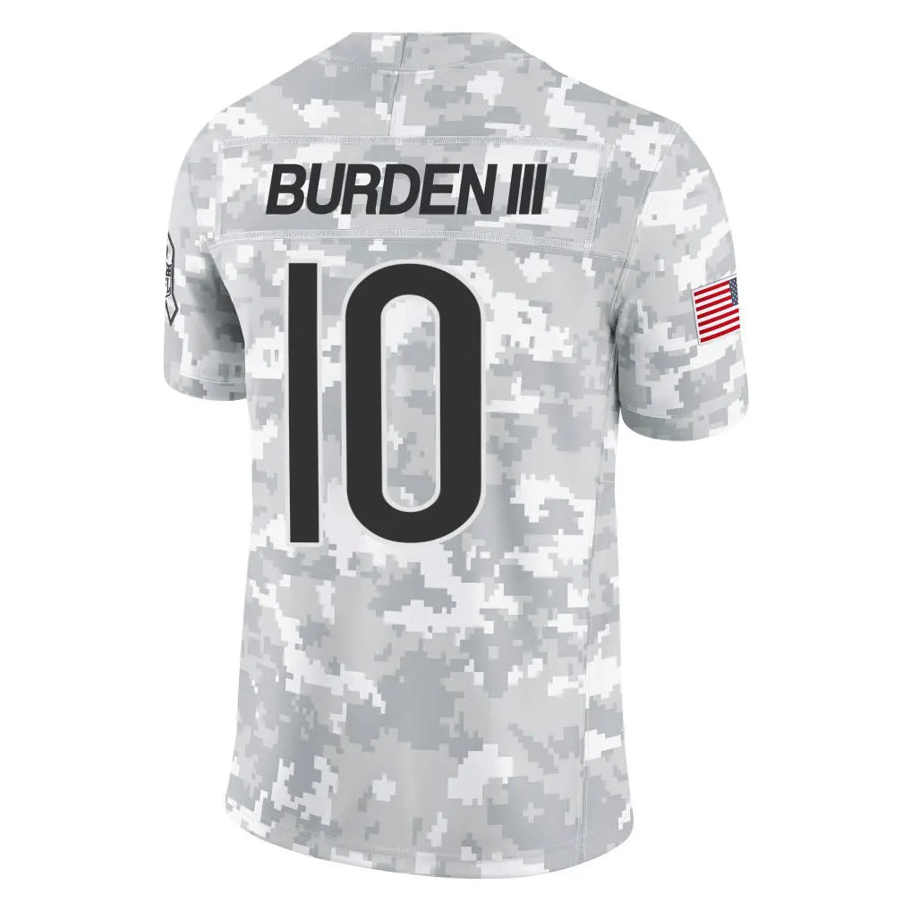 STECN C.Bears #10 Luther Burden III Player Arctic Camo Salute to Service Limited Stitched Jerseys