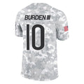 STECN C.Bears #10 Luther Burden III Player Arctic Camo Salute to Service Limited Stitched Jerseys