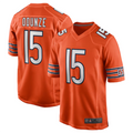 STECN C.Bears #15 Rome Odunze Orange Player Game Stitched Jerseys