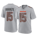 STECN C.Bears #15 Rome Odunze Player Gray Atmosphere Fashion Game Stitched Jerseys