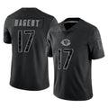 STECN C.Bears #17 Tyson Bagent Player Black REFLECTIVE Limited Game Stitched Jerseys