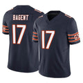 STECN C.Bears #17 Tyson Bagent Player Navy Vapor F.U.S.E. Limited Home Game Stitched Jerseys