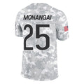 STECN C.Bears #25 Kyle Monangai Player Arctic Camo Salute to Service Limited Stitched Jerseys