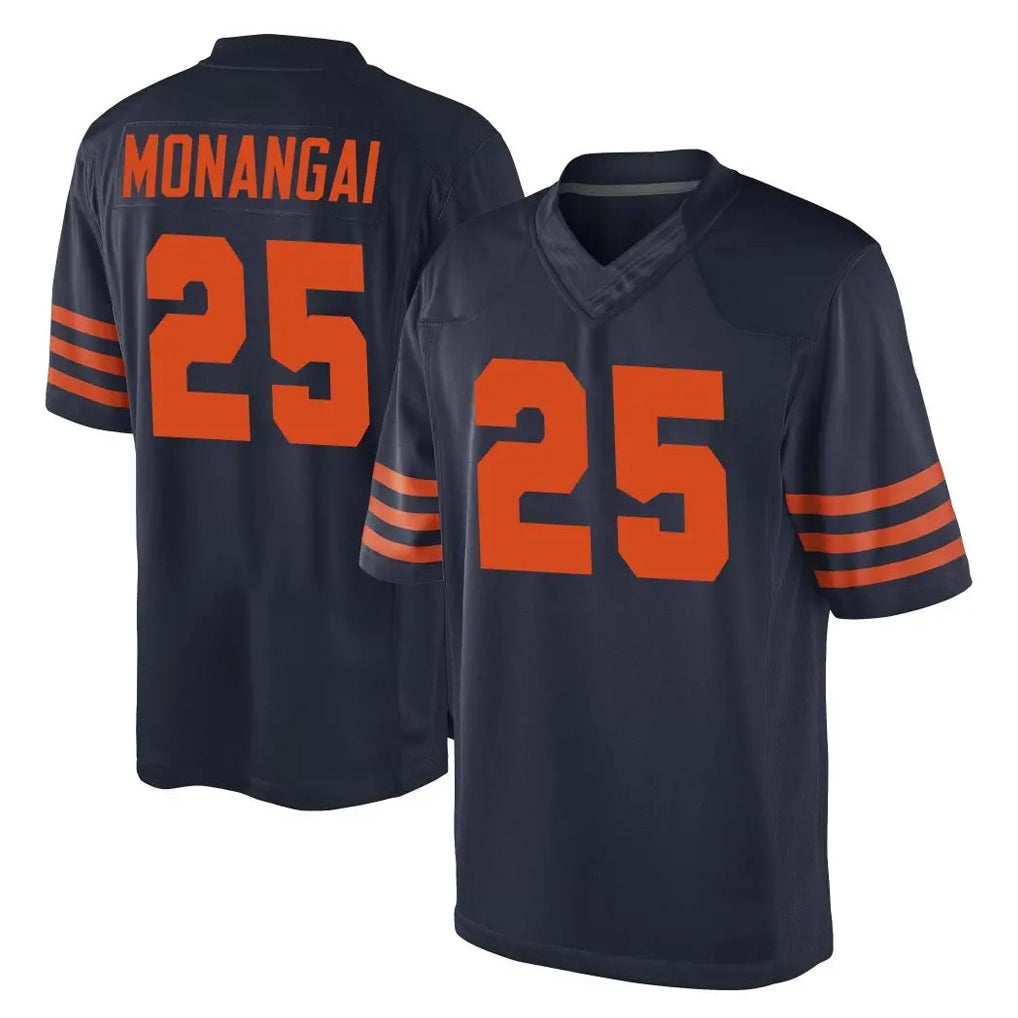 STECN C.Bears #25 Kyle Monangai Player Navy Blue Alternate Game Stitched Jerseys