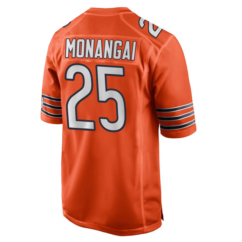 STECN C.Bears #25 Kyle Monangai Player Orange Home Game Stitched Jerseys