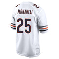 STECN C.Bears #25 Kyle Monangai Player White Home Game Stitched Jerseys