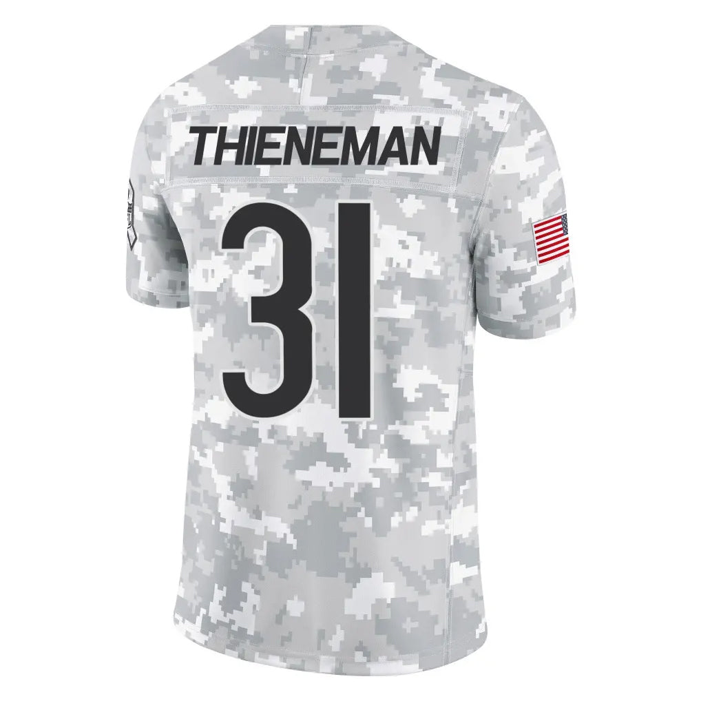 STECN C.Bears #31 Dillon Thieneman Player Arctic Camo Salute to Service Limited Stitched Jerseys