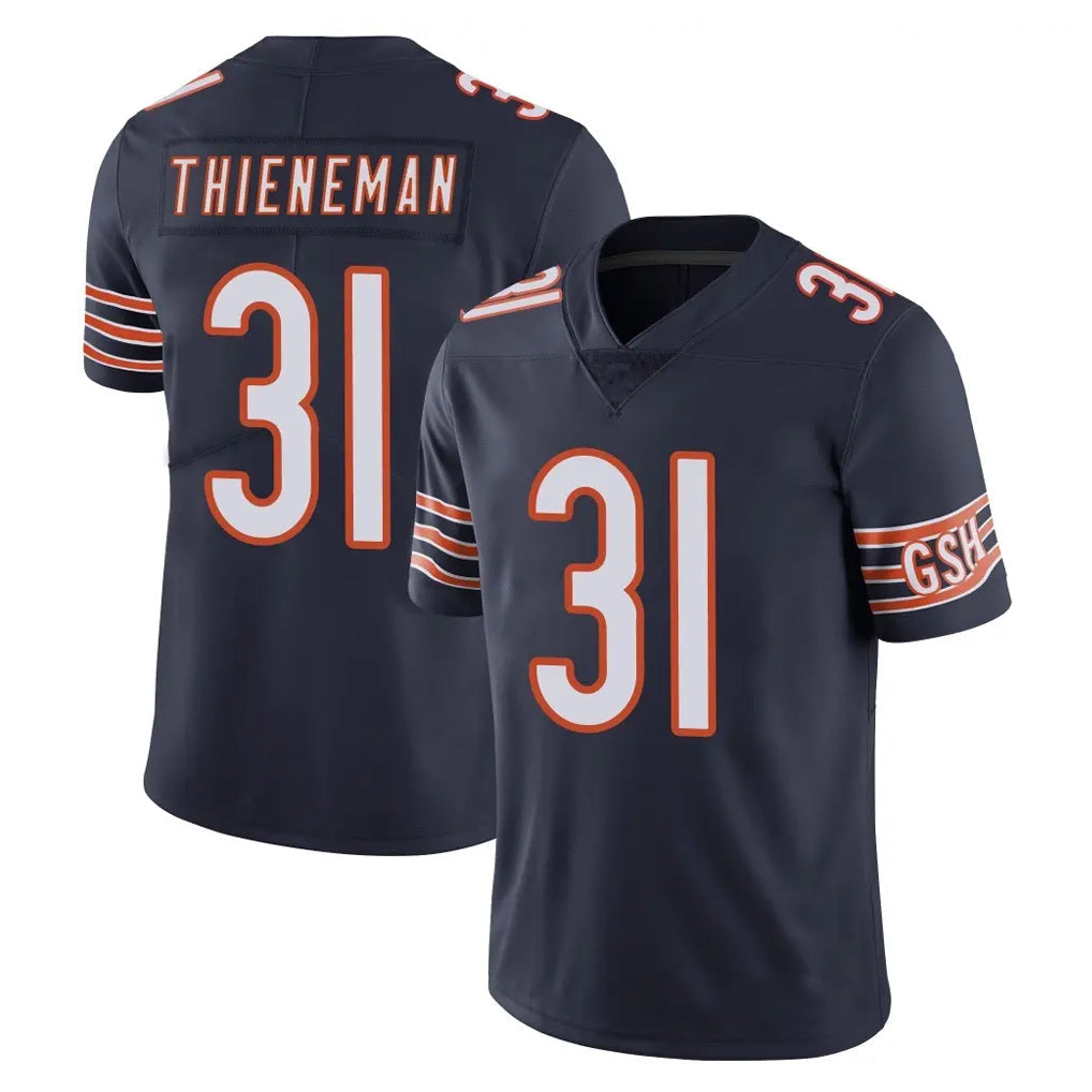 STECN C.Bears #31 Dillon Thieneman Player Navy Vapor Untouchable Limited Home Game Stitched Jerseys