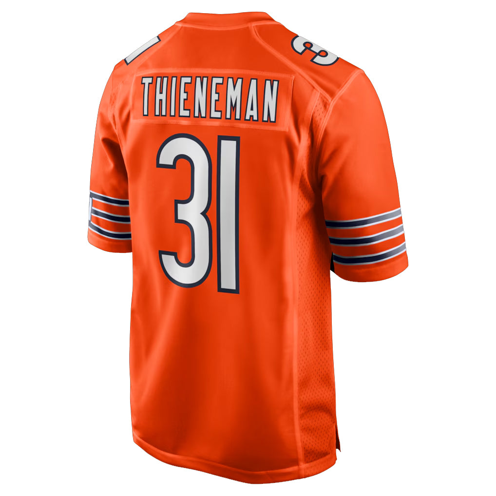 STECN C.Bears #31 Dillon Thieneman Player Orange Home Game Stitched Jerseys