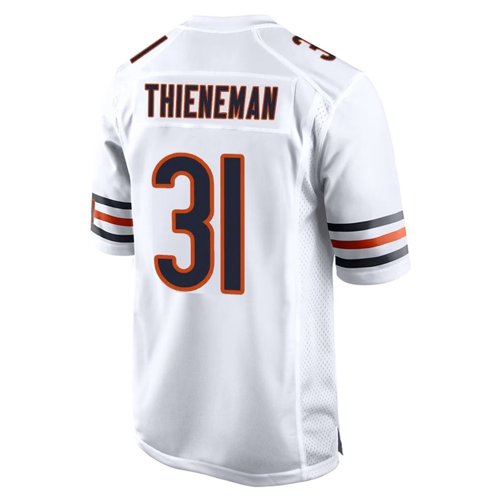 STECN C.Bears #31 Dillon Thieneman Player White Home Game Stitched Jerseys