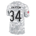 STECN C.Bears #34 Walter Payton Player Arctic Camo Salute to Service Limited Stitched Jerseys