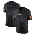 STECN C.Bears #34 Walter Payton Player Black Impact Limited Game Stitched Jerseys
