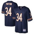 STECN C.Bears #34 Walter Payton Player Navy Mitchell & Ness Legacy Replica Stitched Jerseys