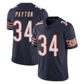 STECN C.Bears #34 Walter Payton Player Navy Vapor Untouchable Limited Home Game Stitched Jerseys
