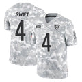 STECN C.Bears #4 D'Andre Swift Player Arctic Camo Salute to Service Limited Stitched Jerseys