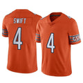 STECN C.Bears #4 D'Andre Swift Player Orange Alternate Vapor Limited Home Game Stitched Jerseys