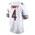STECN C.Bears #4 D'Andre Swift Player White Home Game Stitched Jerseys