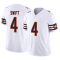 STECN C.Bears #4 D'Andre Swift Player White Vapor F.U.S.E. Limited Home Game Stitched Jerseys