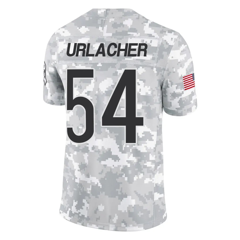 STECN C.Bears #54 Brian Urlacher Player Arctic Camo Salute to Service Limited Stitched Jerseys