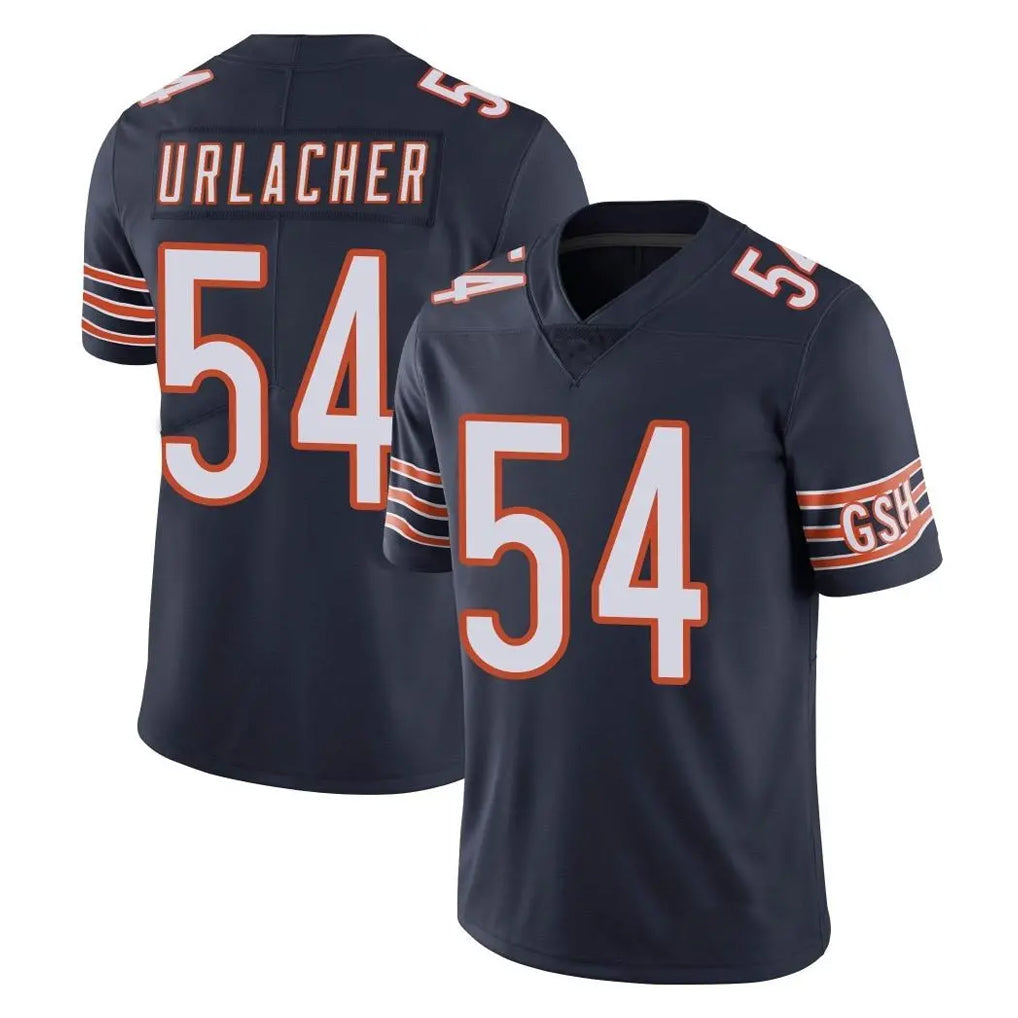 STECN C.Bears #54 Brian Urlacher Player Navy Vapor Untouchable Limited Home Game Stitched Jerseys