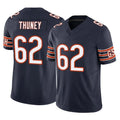 STECN C.Bears #62 Joe Thuney Player Navy Vapor F.U.S.E. Limited Home Game Stitched Jerseys