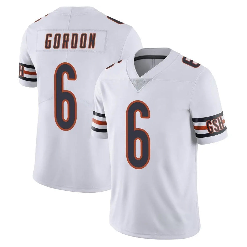 STECN C.Bears #6 Kyler Gordon Player White Vapor Untouchable Limited Home Game Stitched Jerseys