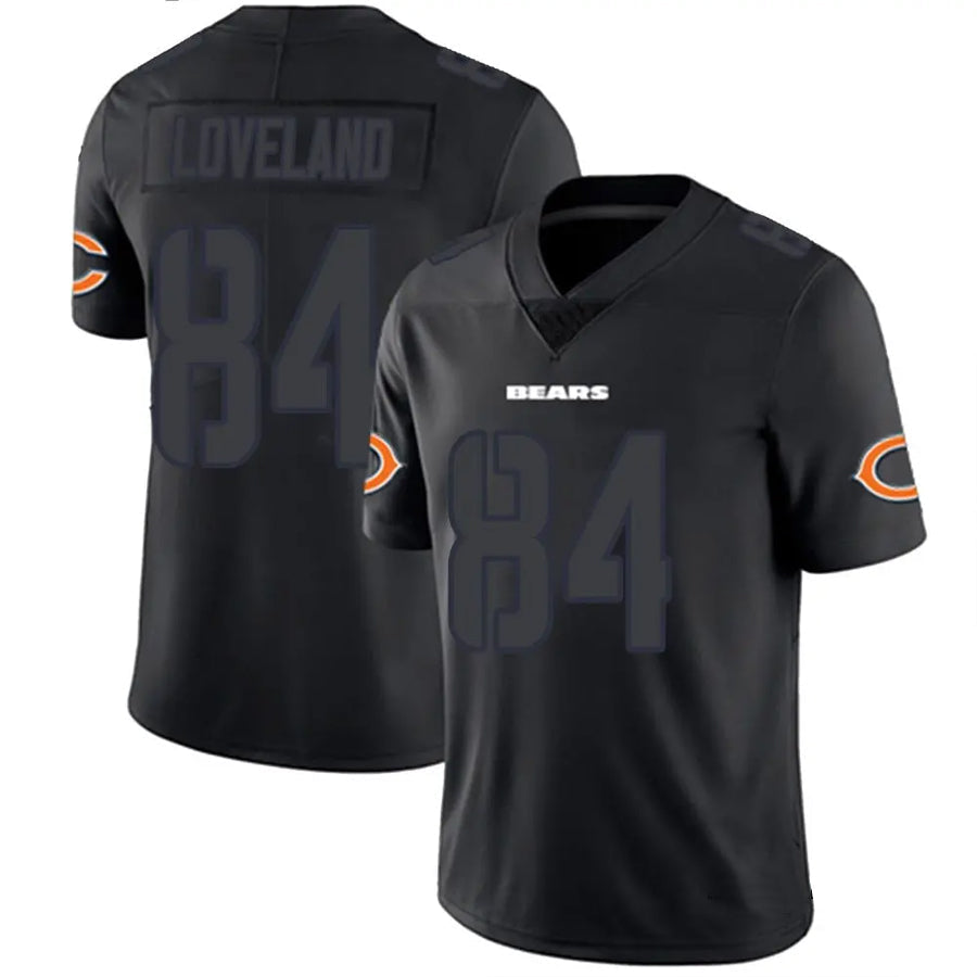 STECN C.Bears #84 Colston Loveland Player Limited Black Impact Stitched Jerseys