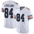 STECN C.Bears #84 Colston Loveland Player White Alternate Classic Vapor Limited Stitched Jerseys