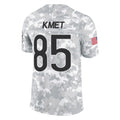 STECN C.Bears #85 Cole Kmet Player Arctic Camo Salute to Service Limited Stitched Jerseys