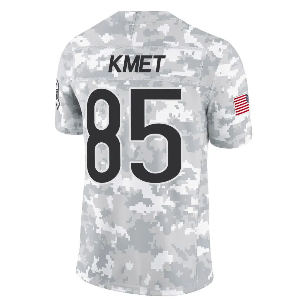 STECN C.Bears #85 Cole Kmet Player Arctic Camo Salute to Service Limited Stitched Jerseys