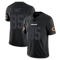 STECN C.Bears #85 Cole Kmet Player Black Impact Limited Game Stitched Jerseys