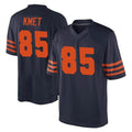 STECN C.Bears #85 Cole Kmet Player Navy Blue Alternate Game Stitched Jerseys
