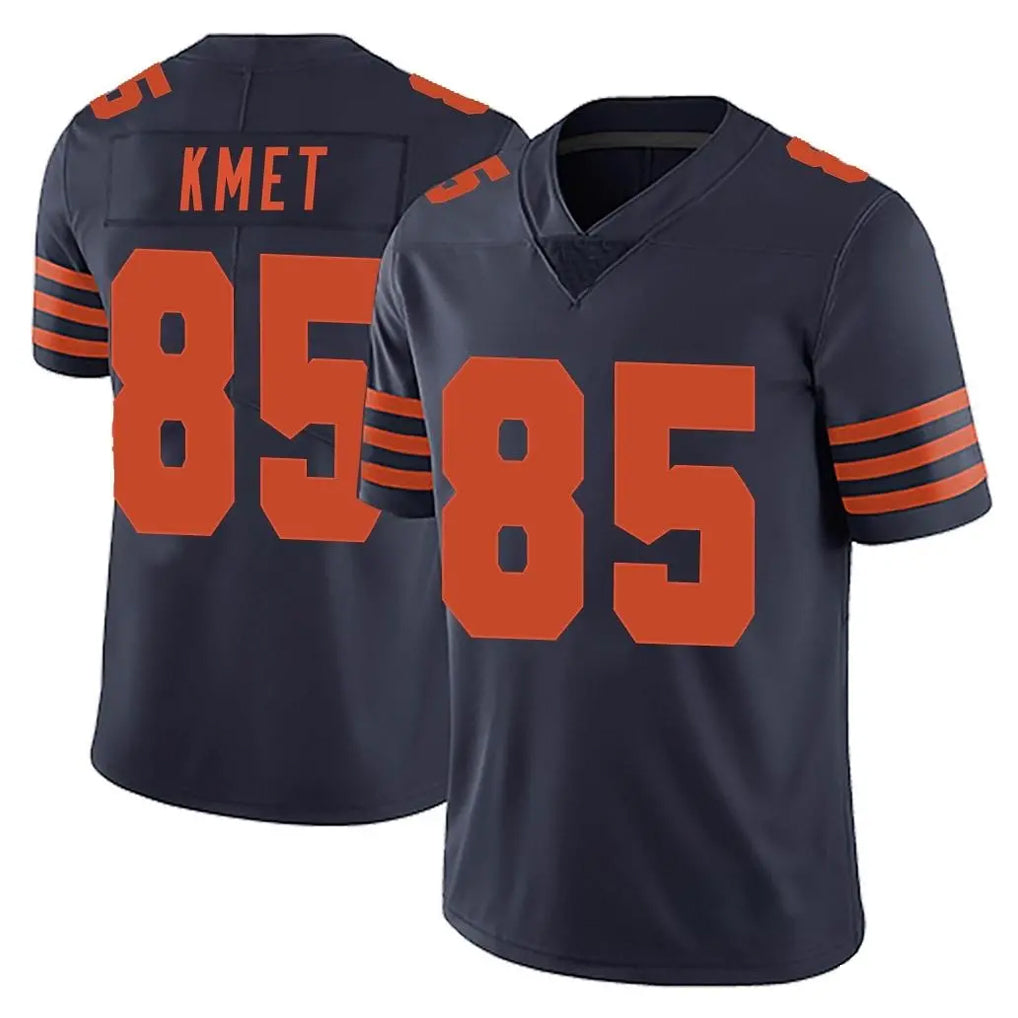 STECN C.Bears #85 Cole Kmet Player Navy Blue Alternate Vapor Untouchable Limited Stitched Jerseys