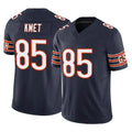 STECN C.Bears #85 Cole Kmet Player Navy Vapor F.U.S.E. Limited Home Game Stitched Jerseys