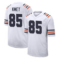 STECN C.Bears #85 Cole Kmet Player White Classic Home Game Stitched Jerseys