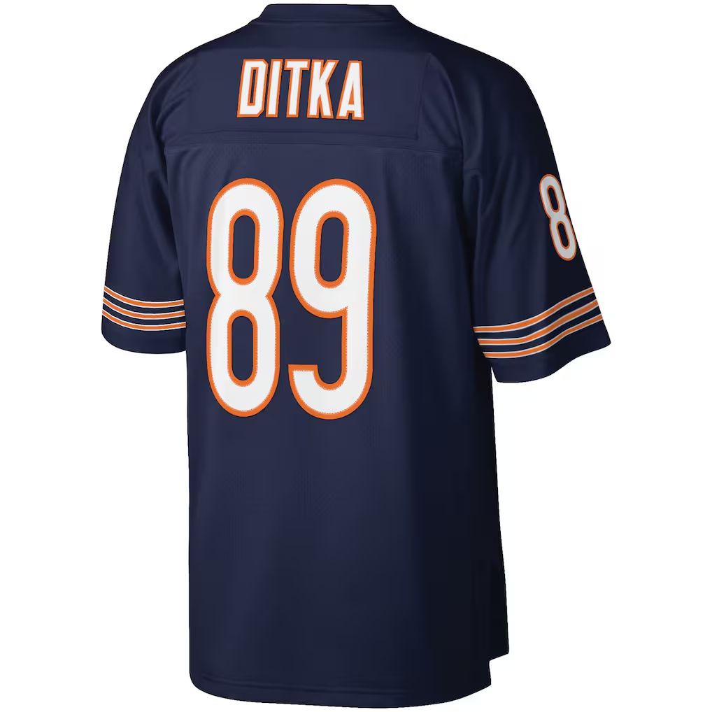 STECN C.Bears #89 Mike Ditka Mitchell & Ness Navy Retired Player Legacy Replica Jersey