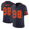 STECN C.Bears #98 Montez Sweat Player Navy Blue Alternate Vapor Untouchable Limited Stitched Jerseys