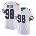 STECN C.Bears #98 Montez Sweat Player White Classic Vapor Limited Home Game Stitched Jerseys