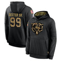 STECN C.Bears #99 Gervon Dexter Sr. Player Black Salute to Service Pullover Hoodies Limited Stitched Jerseys