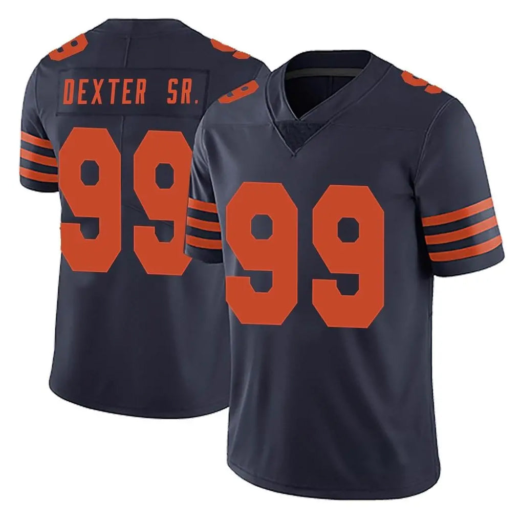 STECN C.Bears #99 Gervon Dexter Sr. Player Navy Blue Alternate Vapor Untouchable Limited Stitched Jerseys