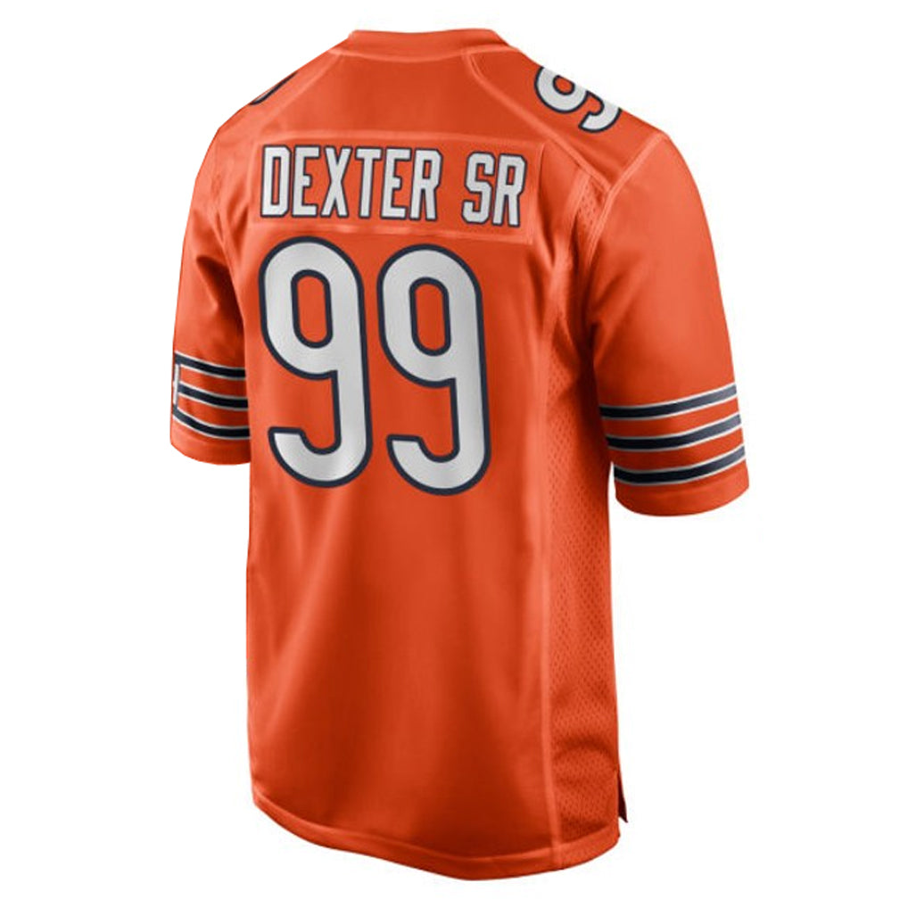 STECN C.Bears #99 Gervon Dexter Sr. Player Orange Home Game Stitched Jerseys
