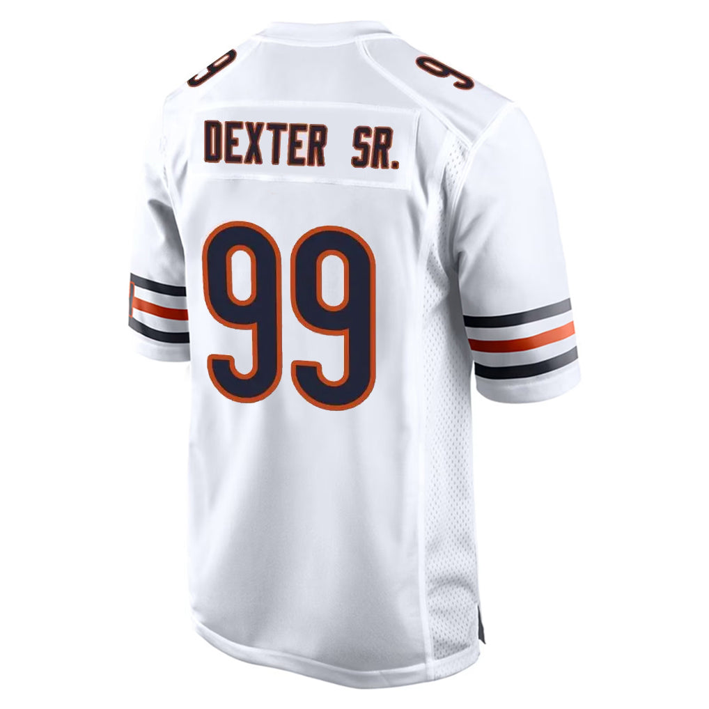 STECN C.Bears #99 Gervon Dexter Sr. Player White Home Game Stitched Jerseys