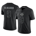 STECN C.Bears #9 Jim McMahon Player Black REFLECTIVE Limited Game Stitched Jerseys